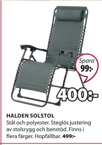 JYSK Halden solstol erbjuda