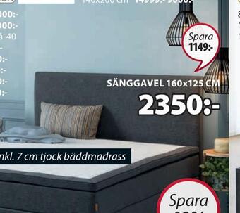 JYSK Sänggavel erbjuda