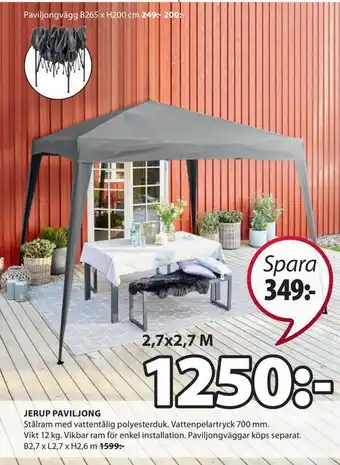 JYSK Jerup paviljong erbjuda