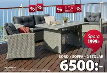 JYSK Visby loungeset erbjuda