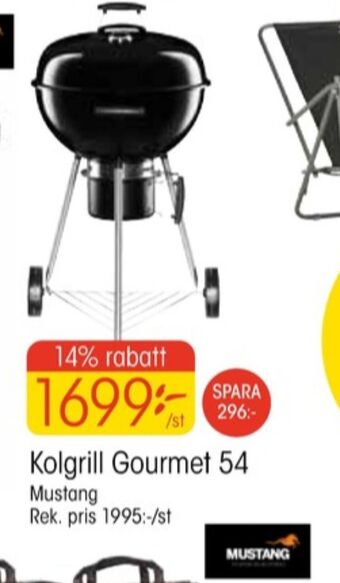 EKO Mustang klotgrill erbjuda