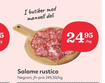 Hemköp Negroni salami erbjuda