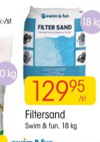 EKO Swim & fun filtersand erbjuda