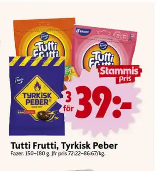Turkisk peppar sötsaker