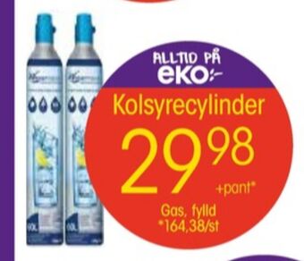 EKO Wassermaxx kolsyrepatron erbjuda