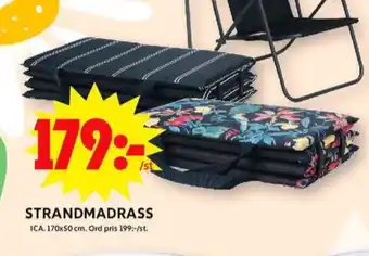 ICA Maxi Ica strandmatta erbjuda