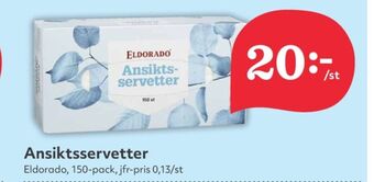 Hemköp Eldorado tvättservetter erbjuda