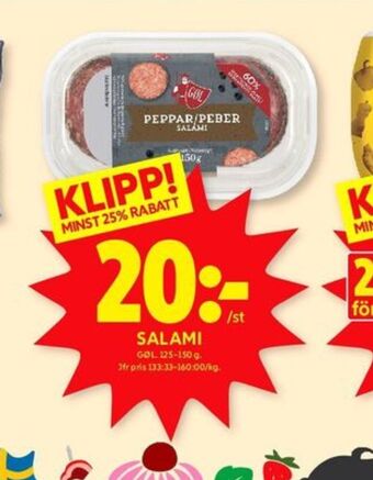 ICA Kvantum Gøl salami erbjuda