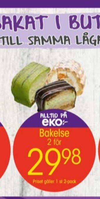 EKO Eko butiksbakat kaffebröd erbjuda