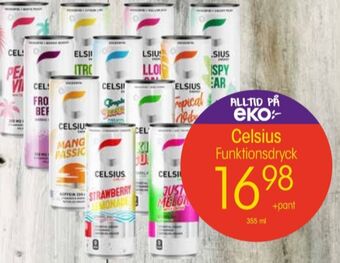 EKO Peach vibe energidryck erbjuda