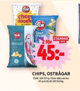 ICA Maxi Olw chips erbjuda