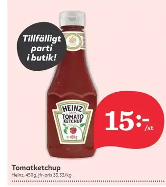 Hemköp Heinz ketchup erbjuda
