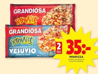 ICA Kvantum Grandiosa pizza erbjuda