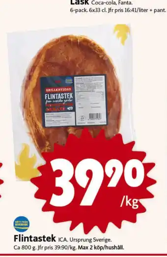 ICA Nära Ica flintastek erbjuda