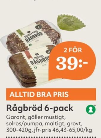 Hemköp Grovt rågbröd erbjuda