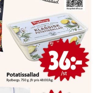 ICA Nära Rydbergs potatissallad erbjuda