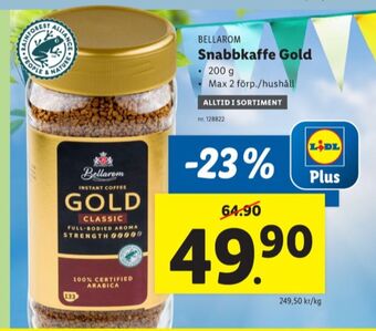 Lidl Gold instant kaffe erbjuda