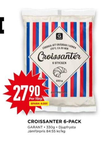 Willys Garant croissant erbjuda