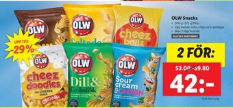Lidl Olw chips erbjuda