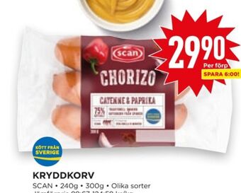 Willys Hemma Scan chorizo erbjuda