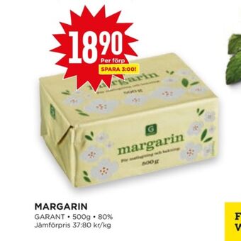 Willys Hemma Garant margarin erbjuda