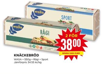 Willys Rågi knäckebröd erbjuda