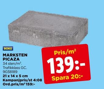 Jem&Fix Marksten picaza erbjuda