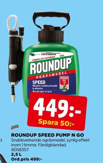 Jem&Fix Roundup speed pump n go erbjuda