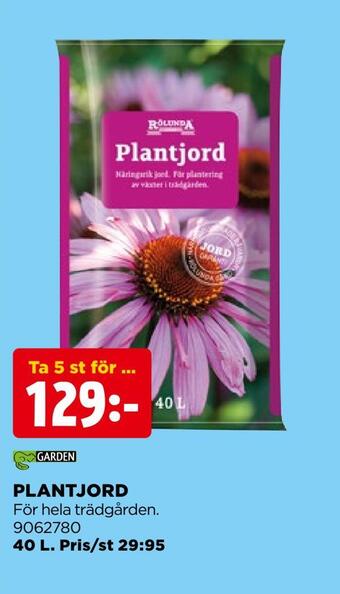 Jem&Fix Plantjord erbjuda