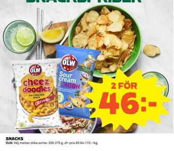 Coop Konsum Snacks erbjuda
