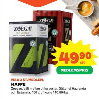 Coop Daglivs Kaffe erbjuda