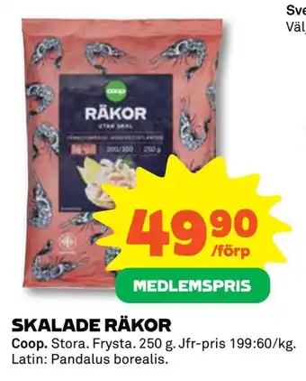 Coop Konsum Skalade räkor erbjuda