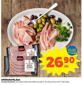 Coop Daglivs Smörgåspålägg erbjuda