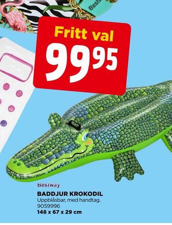 Jem&Fix Baddjur krokodil erbjuda
