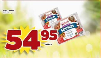 Din Mat Grillkorv erbjuda