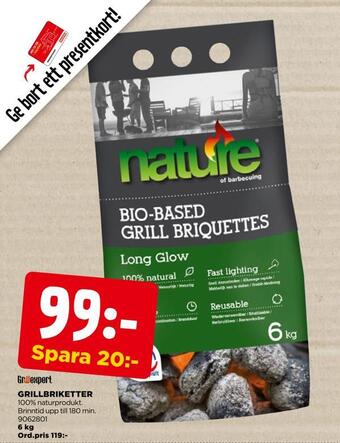 Jem&Fix Grillbriketter erbjuda