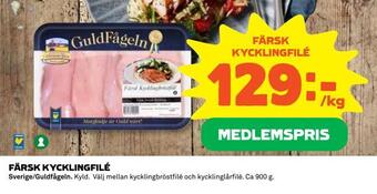 Coop Daglivs Färsk kycklingfilé erbjuda