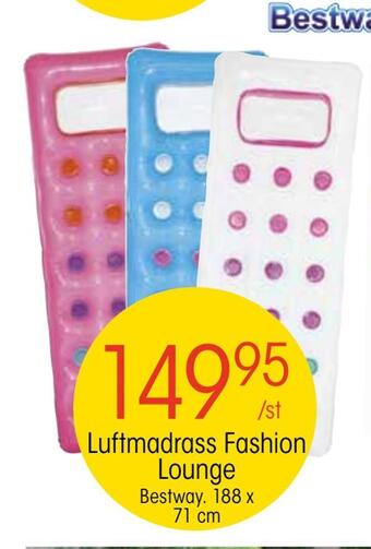 EKO Luftmadrass fashion lounge erbjuda