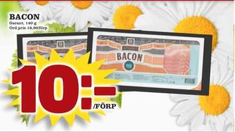 Din Mat Bacon erbjuda