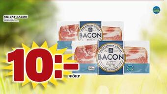 Bonum Matmarknad Skivat bacon erbjuda