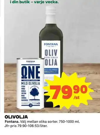 Coop Daglivs Olivolja erbjuda
