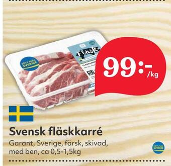 Hemköp Svensk fläskkarré erbjuda