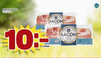 Matdax Skivat bacon erbjuda