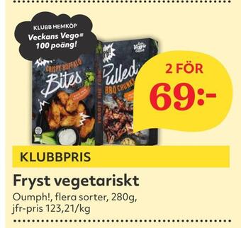 Hemköp Fryst vegetariskt erbjuda