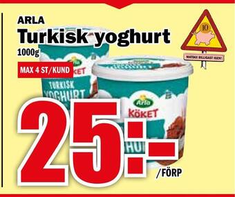 Matdax Turkisk yoghurt erbjuda