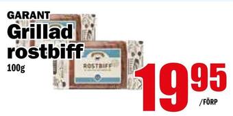 Matdax Grillad rostbiff erbjuda