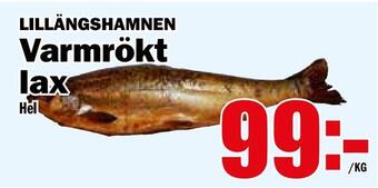 Matdax Varmrökt lax erbjuda