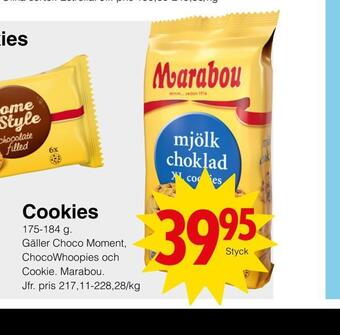 Matöppet Cookies erbjuda