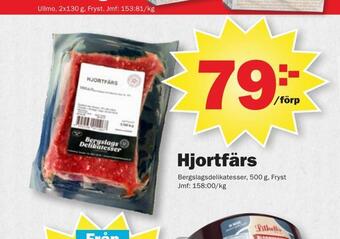 Pekås Hjortfärs erbjuda