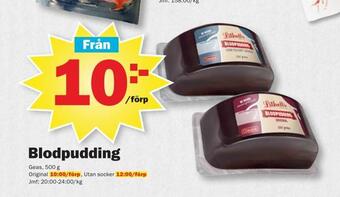 Pekås Blodpudding erbjuda
